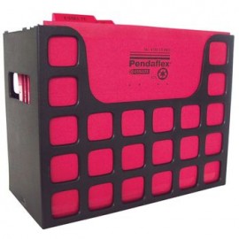 ARCHIVERO DE ESCRITORIO NEG 24X1X15 CM con 5 FOLD COLGANTE