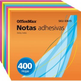 NOTAS ADHESIVAS MINICUBO 2X2" 40 0 HJ OMX