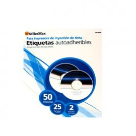 Etiqueta Ink/Laser Para Cd 25Hjs 50 Piezas