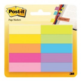 MINI SENALES 10 COLOR ½"x1¾" POST-IT