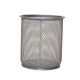 Portalapices Mediano Plata Malla 9.5X10.5Cm Omx