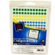 ETIQUETA ADHESIVA CIRCULAR COLORES 1/4" 768PZ