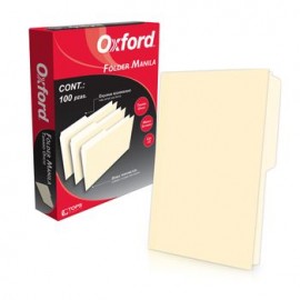 FOLDER MANILA OFICIO OXFORD 10 0 PZ 171GRS