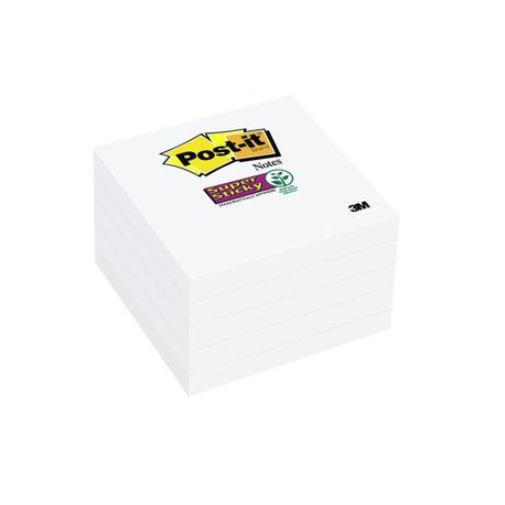 Notas adhesivas Super Sticky 3x3" 5 blocks de 90 hojas