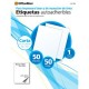 Etiqueta Officemax Blanca Ink/Laser Carta Paq 50 Pzas
