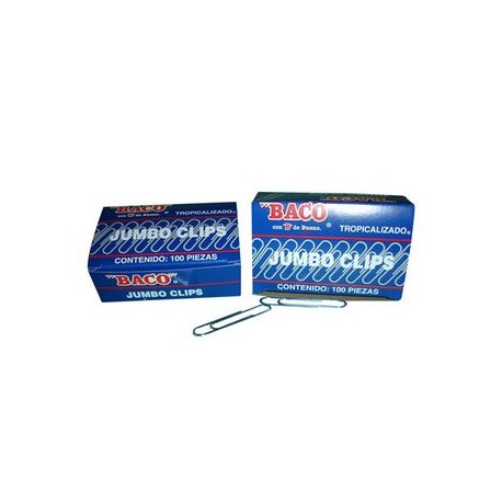 Clips Baco Jumbo 50X100mm Caja Con 100 Piezas