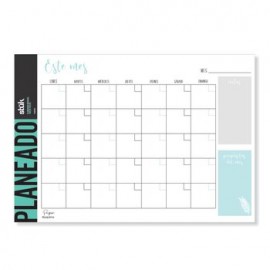 Planner Mensual Freeze Pastel Stuk