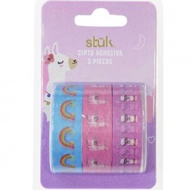Cinta Washi Stuk Llamas 3pzs