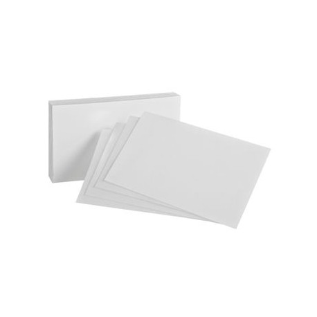 Tarjeta Indice Oxford Blanca 3x5" 10 0 Piezas