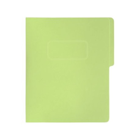 Carpeta Tipo  Pressboard Broche 8cm Carta Verde c/5