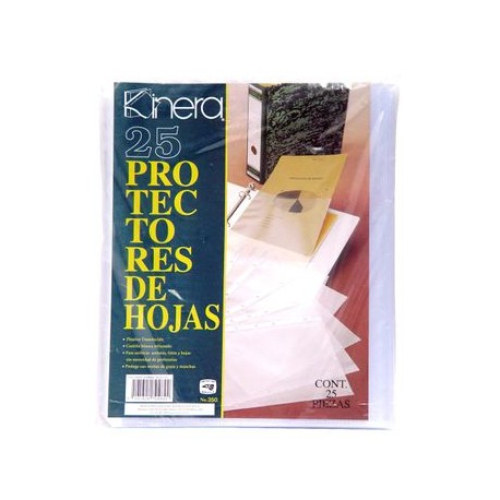 Protector De Hojas Kinera 25 Piezas