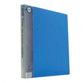 Cubierta Broche Metálico Azul