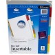Separador Blanco Carton 5 Pestañas Multicolor Insertable