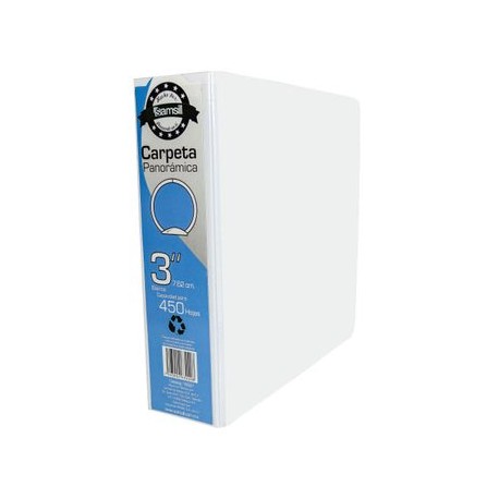 CARPETA VENTANA HERRAJE EN O BLANCA 3" SAMSILL