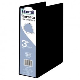 CARPETA VENTANA HERRAJE EN D NEGRA 3" SAMSILL