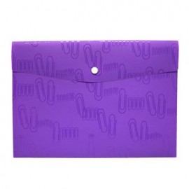 Sobre Portadocumentos Horizontal Carta Morado piezasa