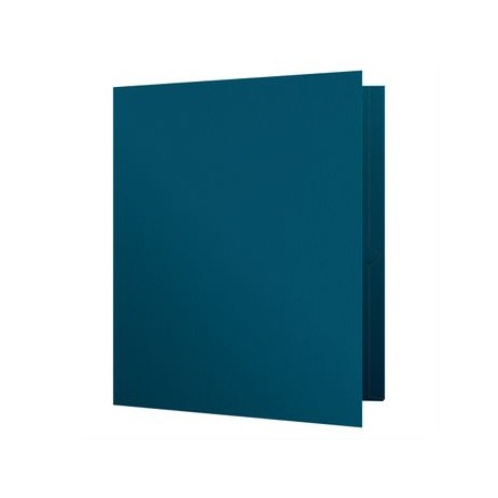 FOLDER PORTAFOLIO AZUL DOBLE SOLAPA CARTA OXFORD 5PZ
