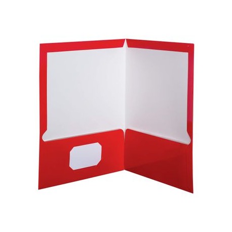 Showfolio Oxford Rojo Carta 5Pz