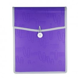 PORTADOCUMENTOS VERTICAL CARTA CON LIGA VIOLETA PIEZA