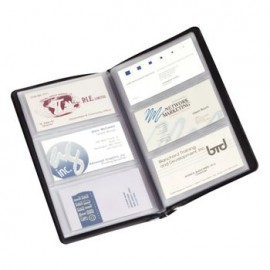 Portatarjetero Sellado Negro 72 Tarjetas