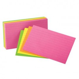 Tarjeta Indice Oxford Neon 3x5" 10 0 Piezas
