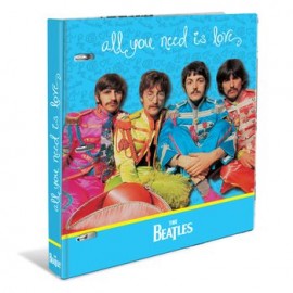 Carpeta Escolar Beatles con 100 Hojas Incluidas