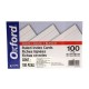 Tarjeta 5X8 Rayada Pqte Con 100
