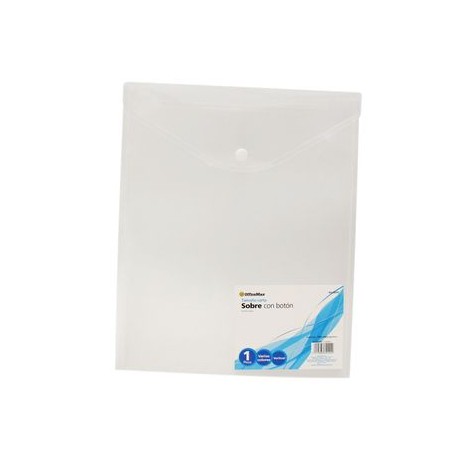 Sobre OfficeMax Polipropileno Carta Vertical con Botón Colores