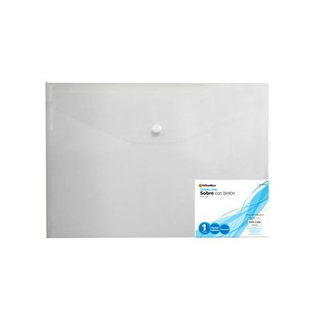 Sobre OfficeMax Polipropileno Carta Horizontal con Botón Colores