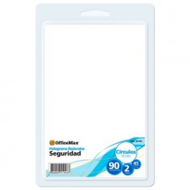 Etiqueta de Seguridad Circulos 5mm 90 Piezas Officemax