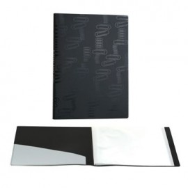 Carpeta Multimicas Con 20 Protectores Negra Carta Iclip