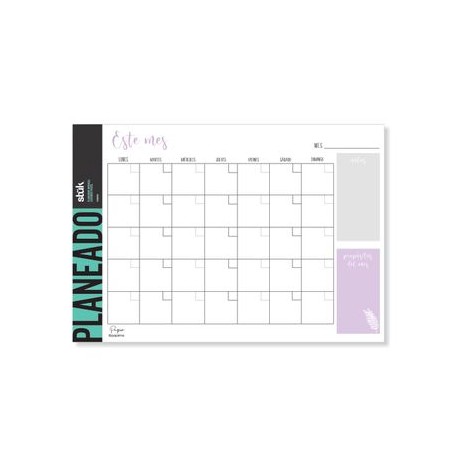 Planner Mensual Freeze Pastel Stuk