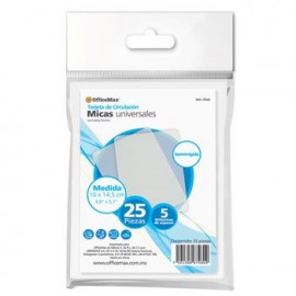 Mica Semirigida Omx 10 Cm X 14.5 Cm 5Mm 25 P
