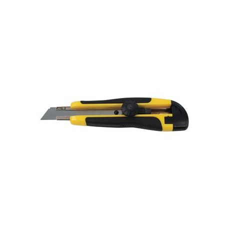 Cutter Plástico Con Grip Y Estructura De Metal.Navaja D/18MM