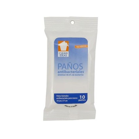 Toallas antibacteriales 10pz