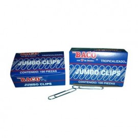 Clips Baco Jumbo 50X100mm Caja Con 100 Piezas