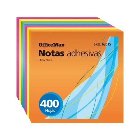 NOTAS ADHESIVAS MINICUBO 2X2" 40 0 HJ OMX