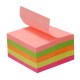 CUBO NOTAS ADHESIVAS VARIOS COLORES. FISHBOWL 40 PIEZAS