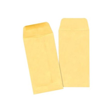 Sobre Coin Solapa Engomada Manila 90 Grs 80 piezas