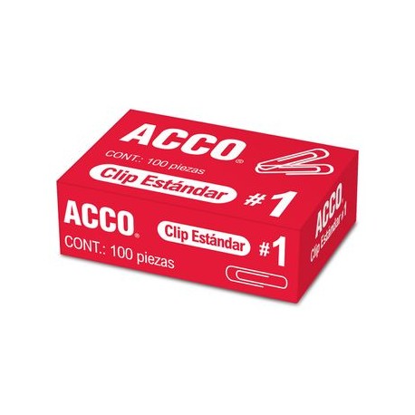 Clip Estándar Ñ1 1 Caja Con 100 Piezas