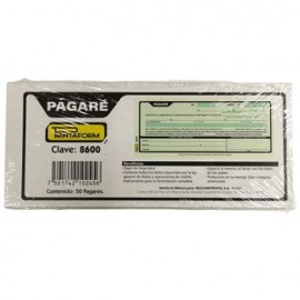 PAGARE CON LEYENDA AL REVERSO