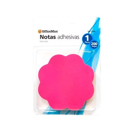 NOTAS ADHESIVAS FLOR 20 0 HJ OFFICEMAX