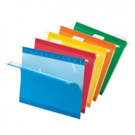FOLDER COLGANTE REFORZADO COLORES PAQUETE CON 25