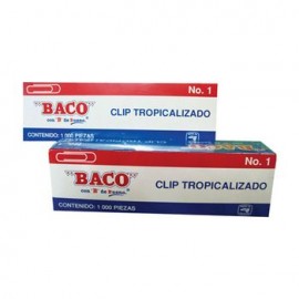 CLIP TROPICALIZADO DEL NO 1 PAQUETE CON 10 PIEZAS