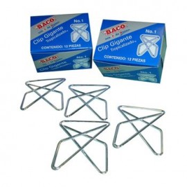 CLIP MARIPOSA DEL NO 1 CAJA CON 12