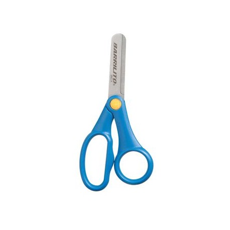 Tijera Esc Barrilito 5" Punta Roma