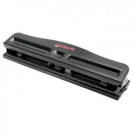 PERFORADORA DE 3 ORIFICIOS NEGRA PIEZA