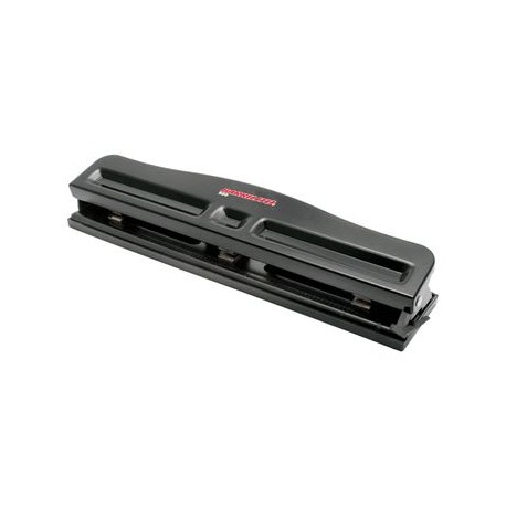 PERFORADORA DE 3 ORIFICIOS NEGRA PIEZA