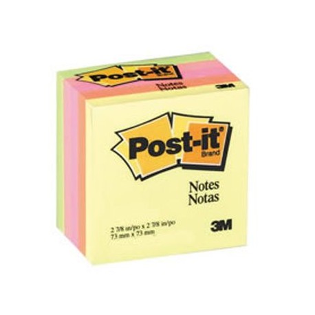 NOTAS POST-IT NEON 3X3" 5BLOCKS DE 75HJ con U