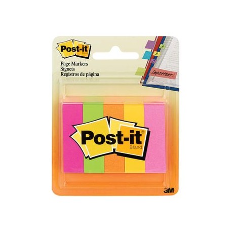 BANDERITAS PAPEL COLOR NEON 50 0 HOJAS